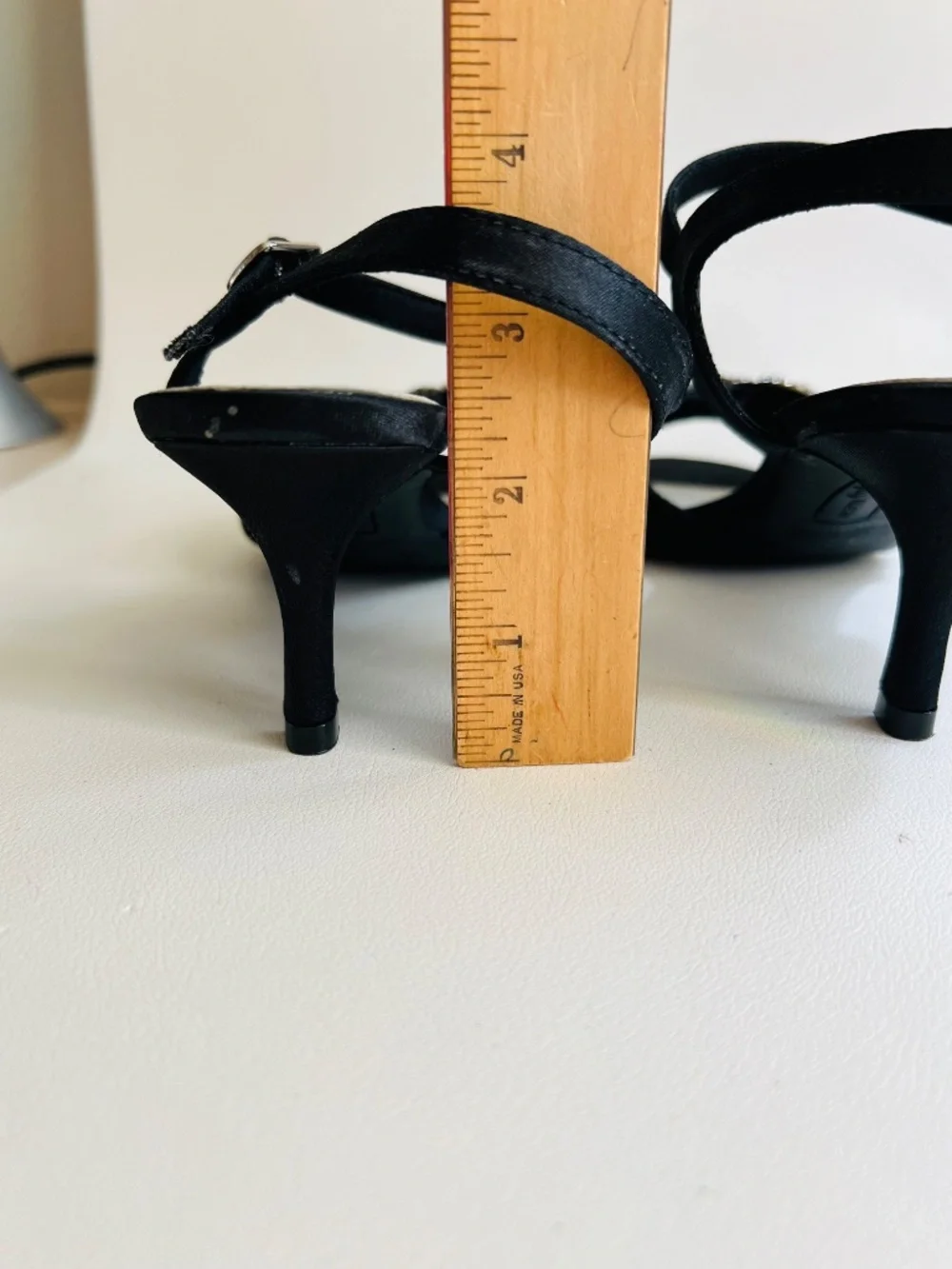 Black Embellished Formal Dressy Sandals